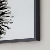 "Pine Cone - Part 2" - Art Print in Grey by Alexis Arnold - Frame Close-up