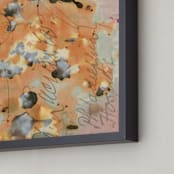 "Last Letter" - Art Print in tangerine orange by raven erebus - Frame Close-up