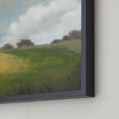 "Summer Path" - Art Print in Summer Green by Stephanie Goos Johnson - Frame Close-up