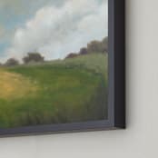 "Summer Path" - Art Print in Summer Green by Stephanie Goos Johnson - Frame Close-up