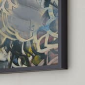 "The Definition of Series 1" - Art Print in Beautiful Blue by Angela Simeone - Frame Close-up