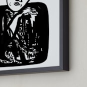 "mind over matter" - Art Print in Black Magic by Stuart Heir - Frame Close-up