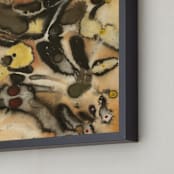 "Fornax" - Art Print in Gold by Becky Kisabeth Gibbs - Frame Close-up