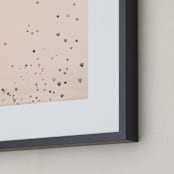 "Hundreds of Balloons" - Art Print in subtle pink by Caroline Mint - Frame Close-up