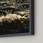 "Sea Sparkle I" - Art Print in champagne1 by KIMBERLY SMITH - Frame Close-up