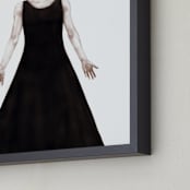 "feel the tension, find the light" - Art Print in original by Leanne Friedberg - Frame Close-up