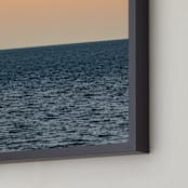 "Peach without a Beach" - Art Print in Peachy Beachy by AMANDA LOMAX - Frame Close-up