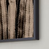 "Textural II" - Art Print in Cinnamon by Paola Benenati - Frame Close-up