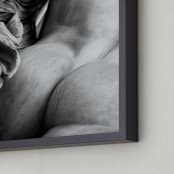 "Polyxena Nº3" - Art Print in grey by Anne Ciotola - Frame Close-up