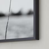 "Just One" - Art Print in grey by Alexis Arnold - Frame Close-up