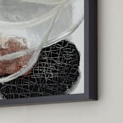 "Additional gradation" - Art Print in Gris gradation by Bethania Lima - Frame Close-up