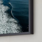 "Wake Dance" - Art Print in sea wave blue by Sea and Sky - Frame Close-up