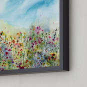 "Rise N Shine" - Art Print in Sky by Lindsay Megahed - Frame Close-up