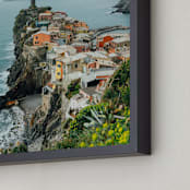 "Vernazza Vista " - Art Print in Italia Home by Kate Baird - Frame Close-up