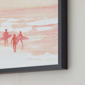 "Orange Sky" - Art Print in Orange Sherbert by Jenny Partrite - Frame Close-up