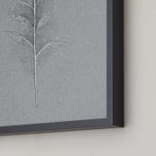 "Flower Tree" - Art Print in Silver by Meghan Lacey - Frame Close-up