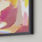 "Suntan" - Art Print in golden by Jenny Partrite - Frame Close-up