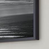 "Fine Lines" - Art Print in Black and White by Elan Alvarez Sherman - Frame Close-up