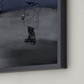 "Winter Child" - Art Print in Dusk by Caitlin Winner - Frame Close-up