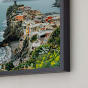 "Vernazza Vista " - Art Print in Italia Home by Kate Baird - Frame Close-up