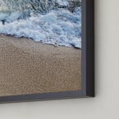 "Hawaii Sand And Ocean 1" - Art Print in Ocean Blue by Tibrina Hobson - Frame Close-up