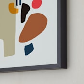 "MCM" - Art Print in Beige clouds by Svitlana Martynjuk - Frame Close-up