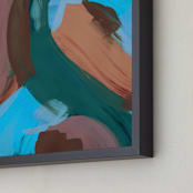 "momentum" - Art Print in mulberry by Monica Gussow - Frame Close-up