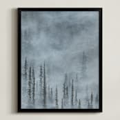 "Clarity." - Art Print in Storm Grey by Emily Magone - Framed