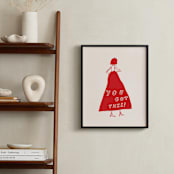 "You Got This" - Art Print in Power Red by Elliot Stokes - In a Room