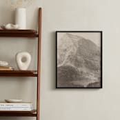 "Glacier National Park" - Art Print in Sepia by Brooke Chandler - In a Room