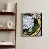 "Summer II" - Art Print in Pale Blue by Stephanie Toral - In a Room