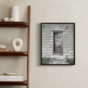 "Stone Entrance" - Art Print in Stone Brown by Eric Eikenbary - In a Room