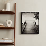 "The Dock" - Art Print in Black and White by Sara Heilwagen - In a Room