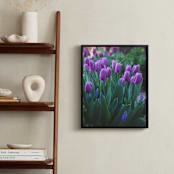 "Tulips in the Morning" - Art Print in Lavender by Vanessa Wyler - In a Room