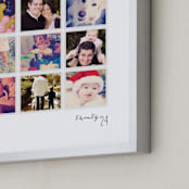 "A Year in My Life" - Framed Photo in White by Robin Ott - Frame Close-up