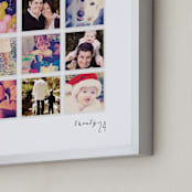 "A Year in My Life" - Framed Photo in White by Robin Ott - Frame Close-up