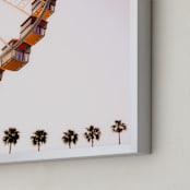 "California Dreams" - Art Print in Soft Pink by Kitty Seeber - Frame Close-up