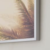 "Golden Palm Tree" - Art Print in Golden  by Wilder California - Frame Close-up