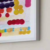 "What you want" - Art Print in Magenta by HAPI ART - Frame Close-up