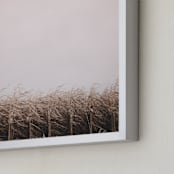 "Late Harvest" - Art Print in Mist by Robin Ott - Frame Close-up