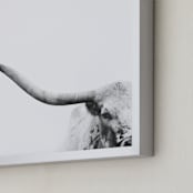 "Brandir" - Art Print in Charcoal by Amy Carroll - Frame Close-up