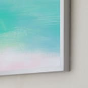 "Laguna" - Art Print in Regent St Blue by Artsy Canvas Girl Designs - Frame Close-up