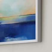 "Blue Waterfall" - Art Print in Blue Waterfall by AlisonJerry - Frame Close-up