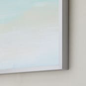 "Polihale" - Art Print in Spring White by Artsy Canvas Girl Designs - Frame Close-up