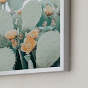 "Paul" - Art Print in desert sage by Kristi Jackson - Frame Close-up
