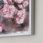 "Wild with Joy" - Art Print in rosy pink by XL - Frame Close-up