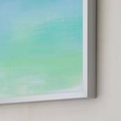 "Cala Deia" - Art Print in French Pass by Artsy Canvas Girl Designs - Frame Close-up