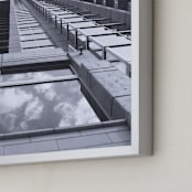 "Endless" - Art Print in Cement Gray by Gray Star Design - Frame Close-up