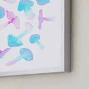 "electric mushrooms" - Art Print in Electric by Belia Simm - Frame Close-up
