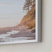 "Stream at Ruby Beach" - Art Print in Blue Alice by LindseyErin - Frame Close-up